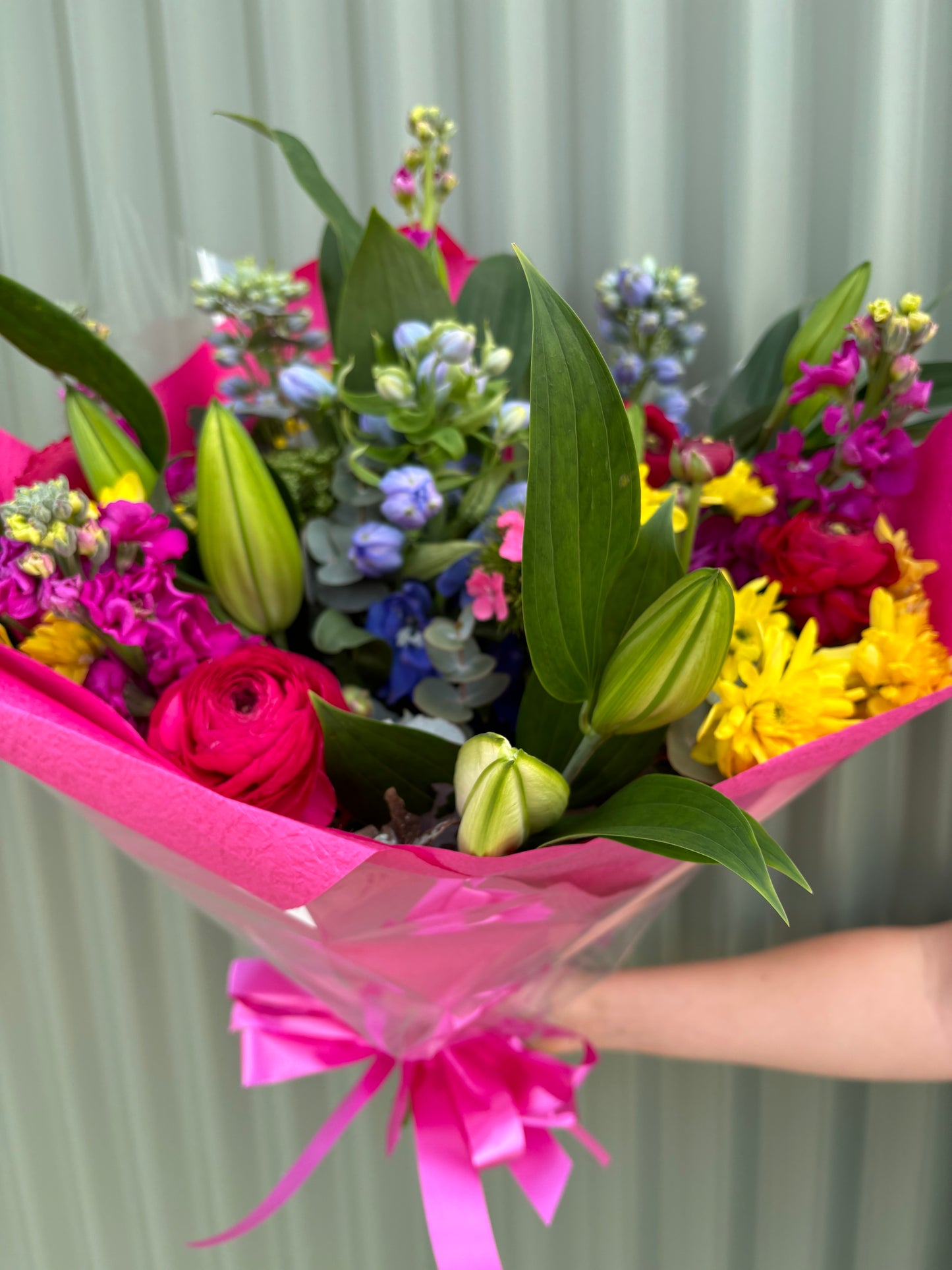 $50 Seasonal Posy - Bright