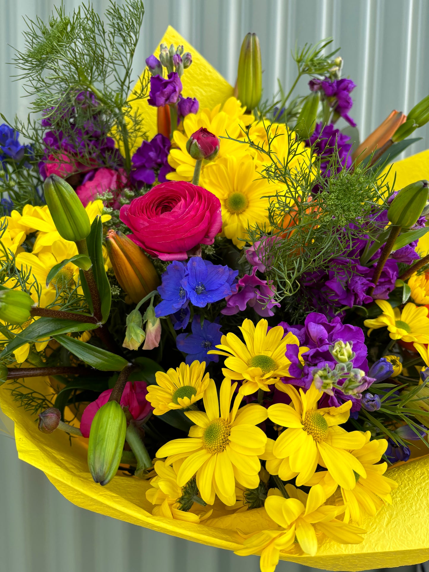 $50 Seasonal Posy - Bright