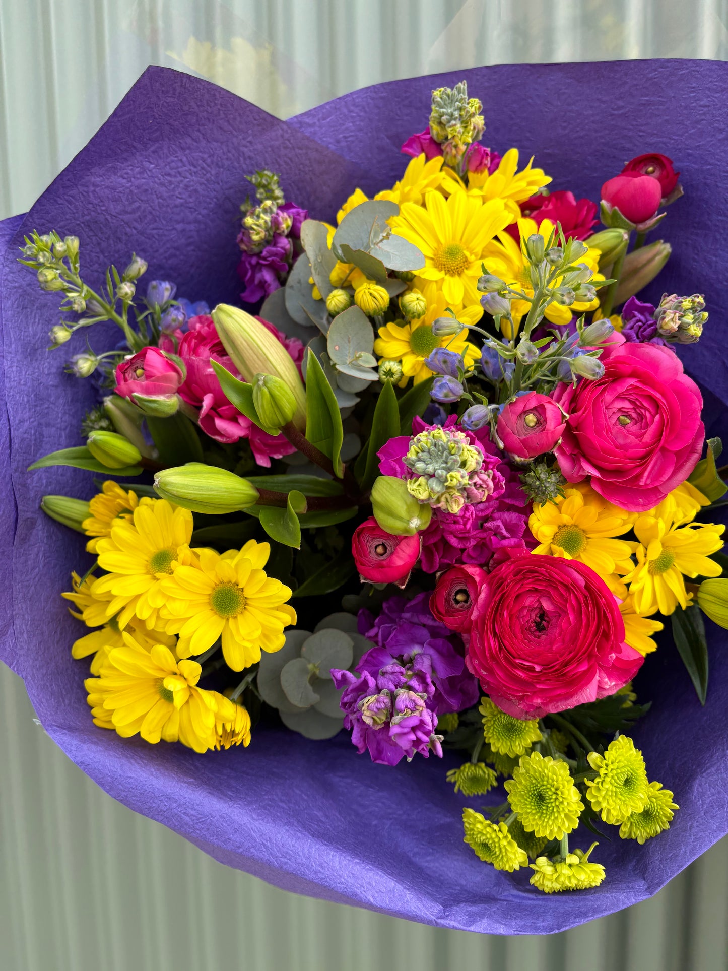 $50 Seasonal Posy - Bright