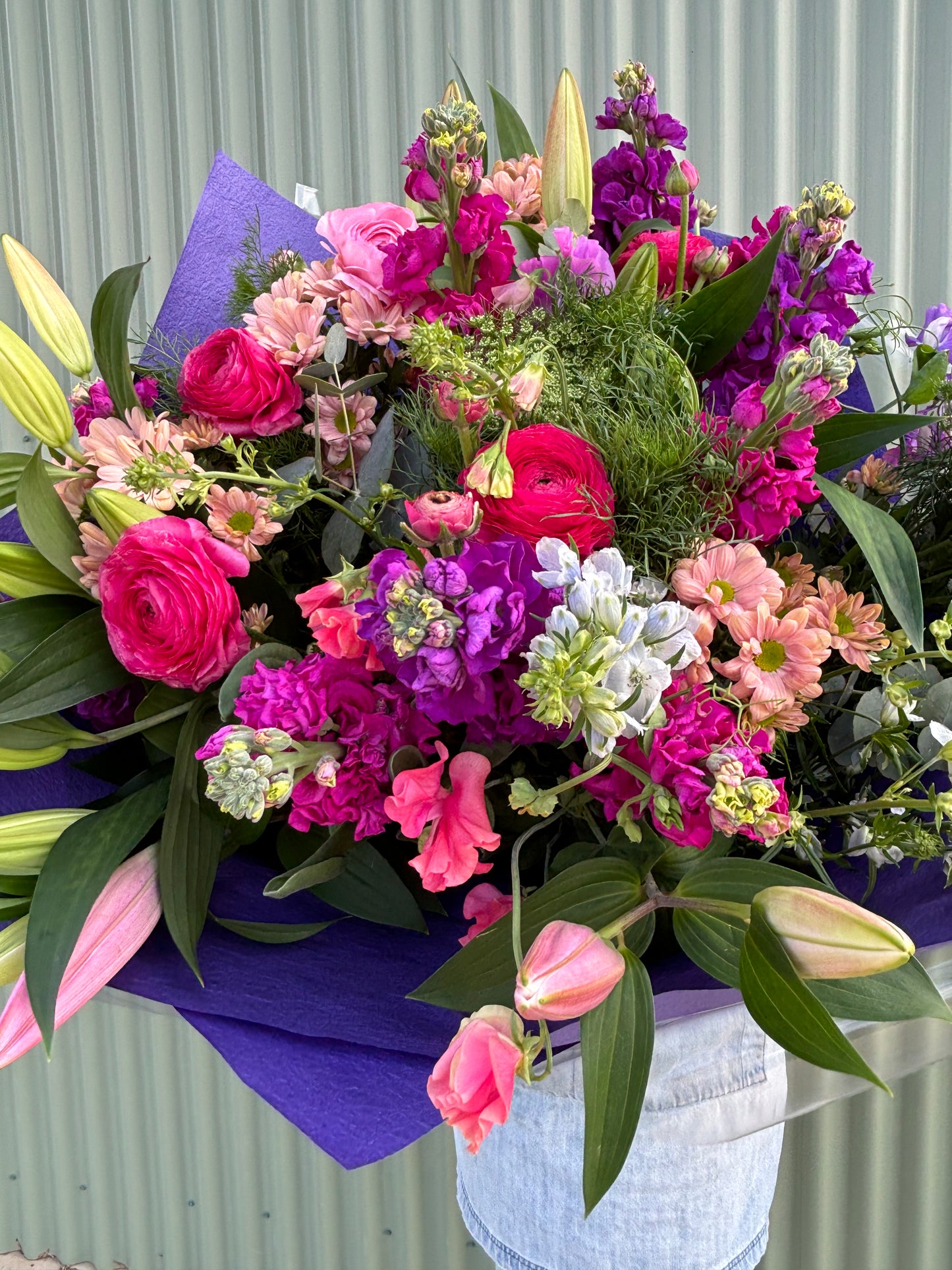 $100 Seasonal Posy - Bright