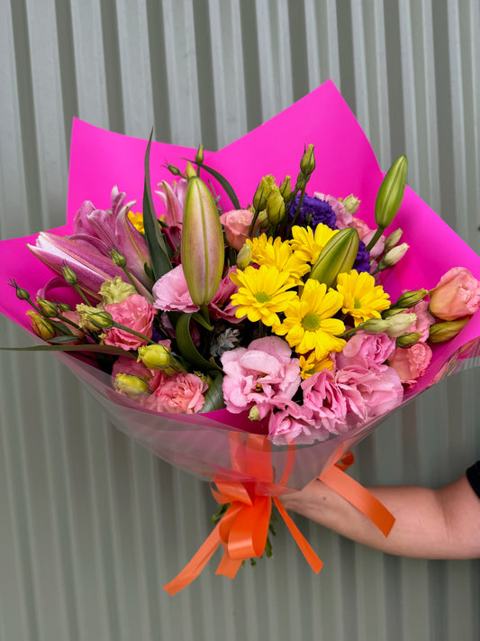 $50 Seasonal Posy - Bright