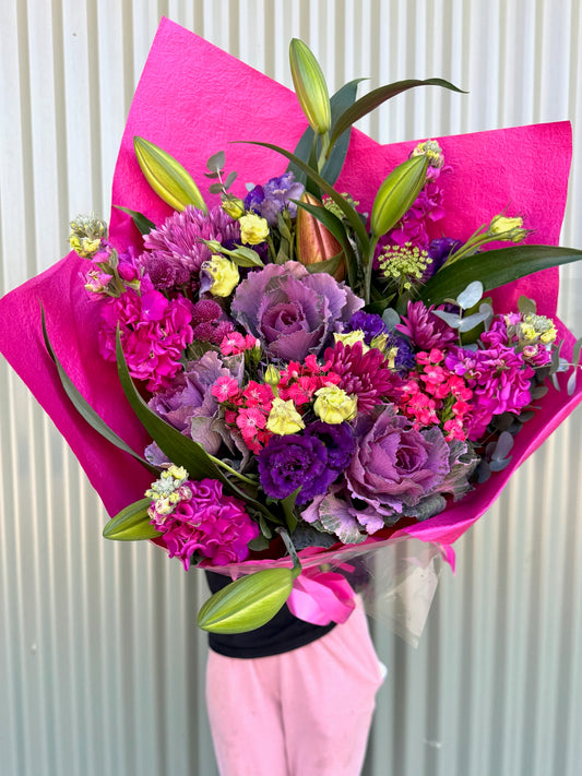 $50 Seasonal Posy - Bright