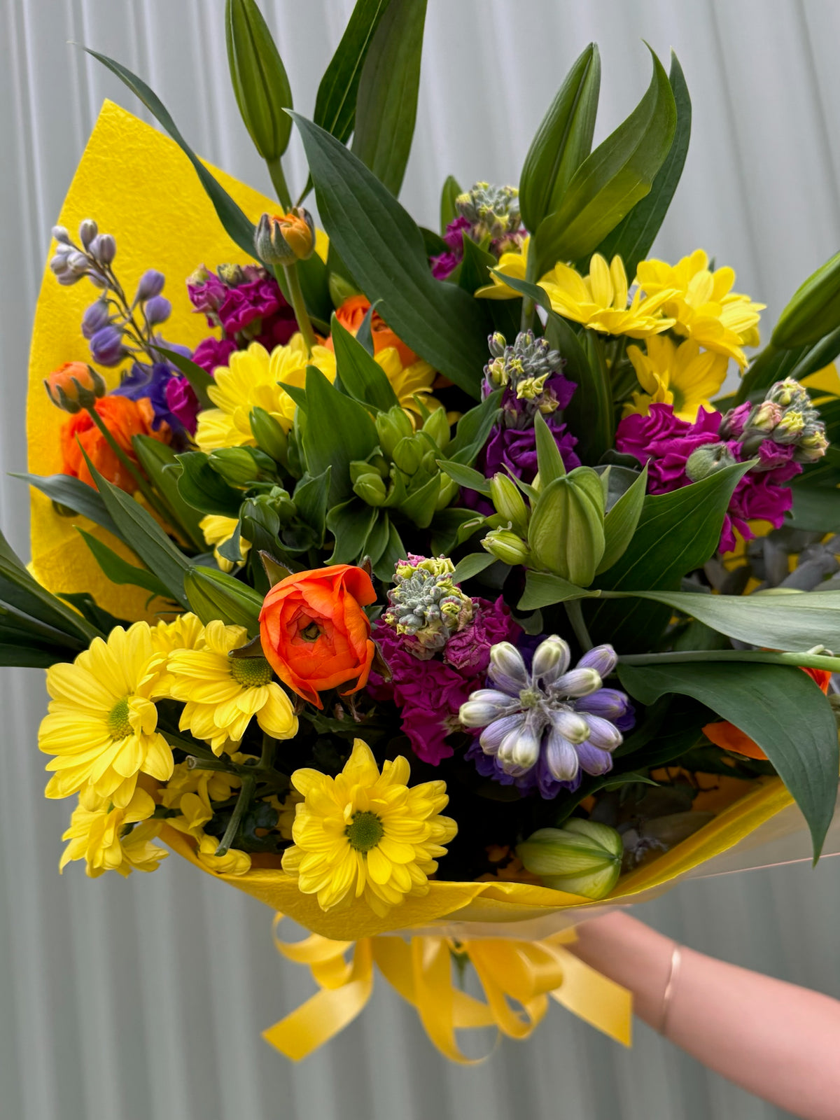 $50 Seasonal Posy - Bright