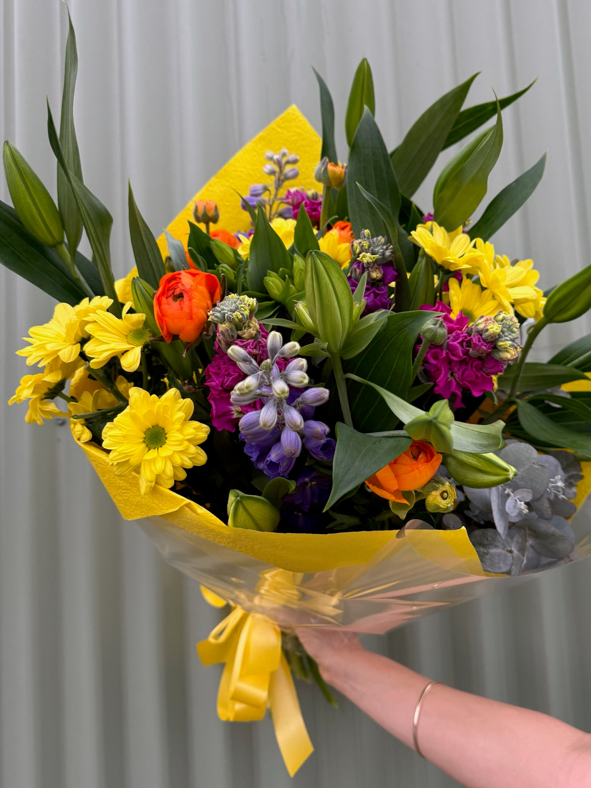 $50 Seasonal Posy - Bright