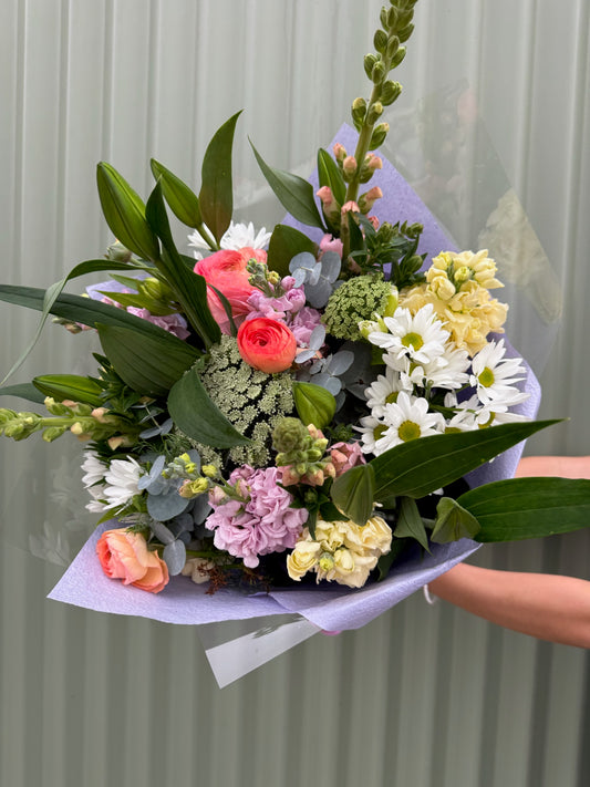$50 Seasonal Posy - Pastel