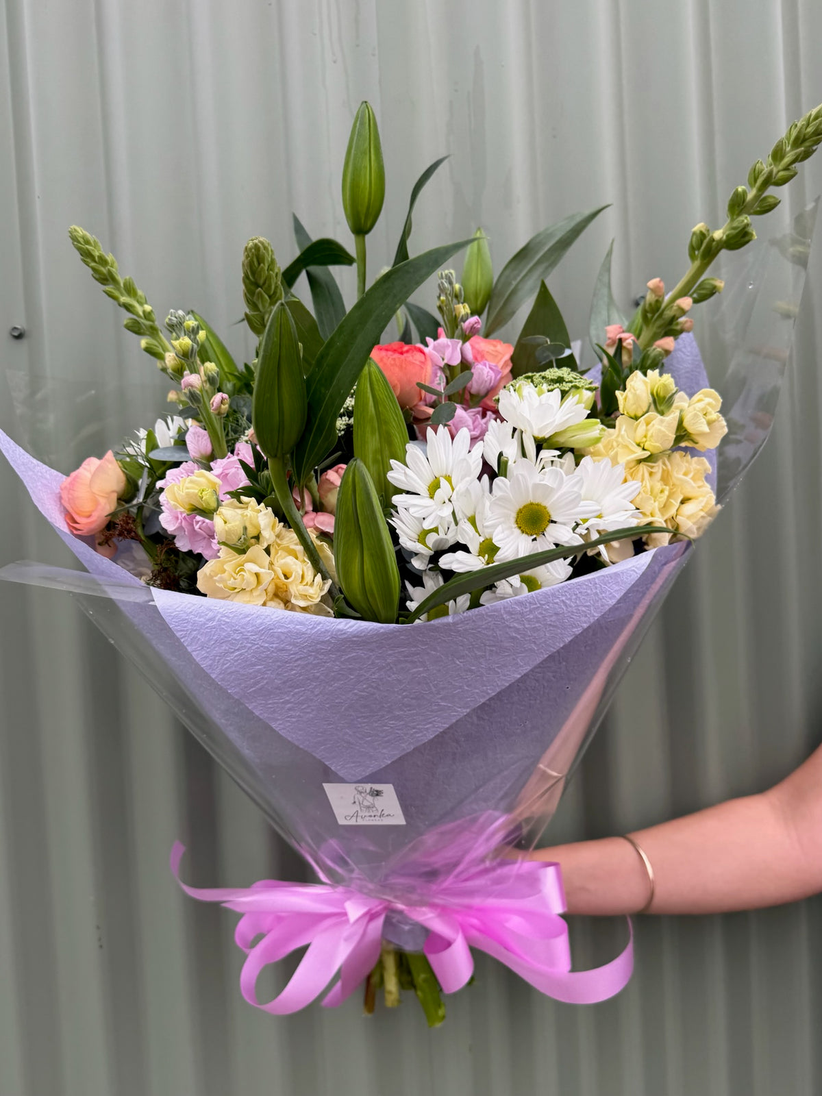 $50 Seasonal Posy - Pastel